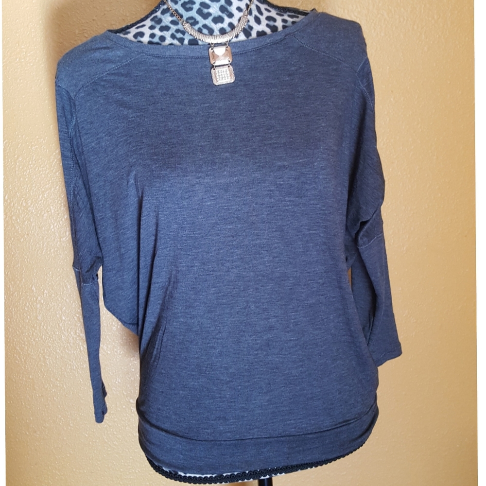 Champion batwing Long sleeve tee Sz S (over size)